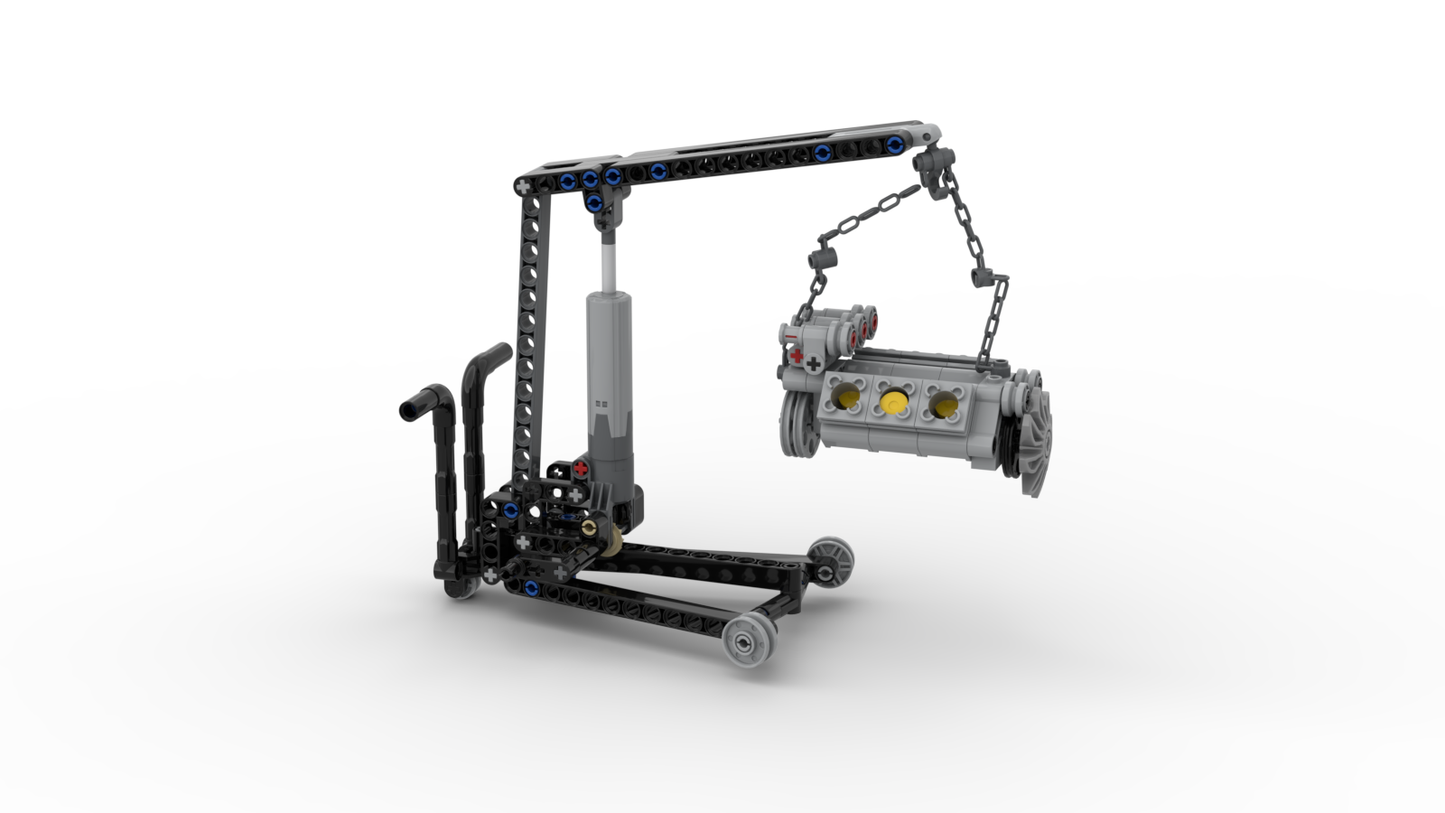 Foldable Motor Crane + Jack