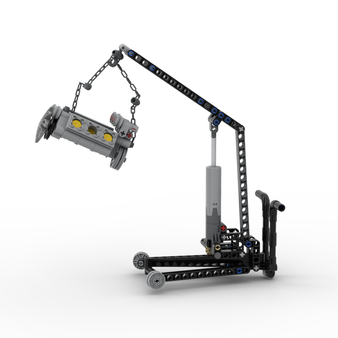 Foldable Motor Crane + Jack